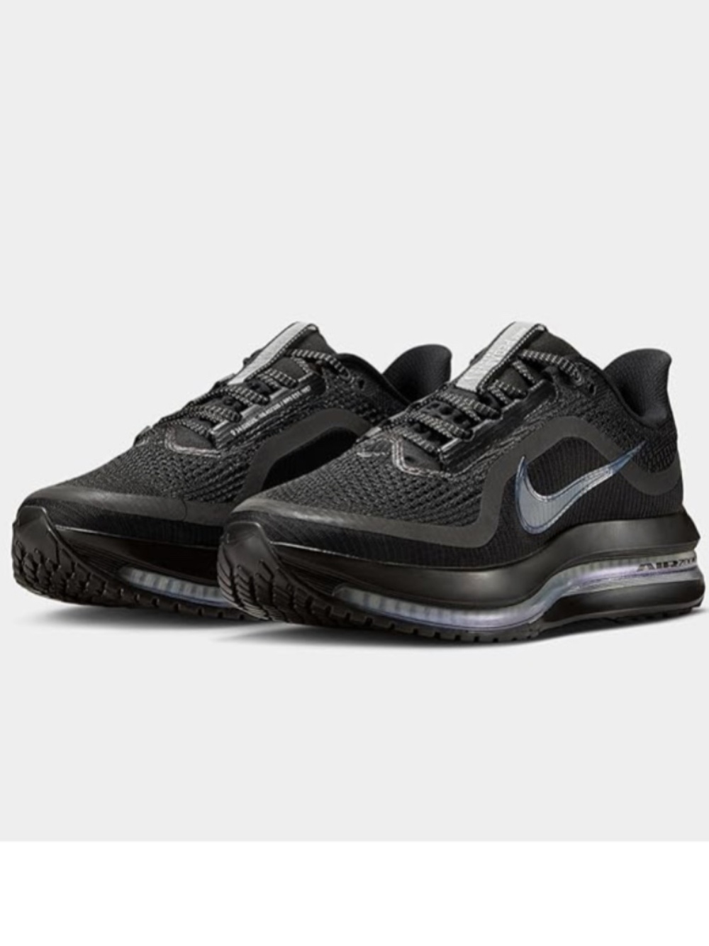 Nike Pegasus Premium Running Shoe Black Air Zoom Sneaker Sz. women 8.5 men 7 NWB